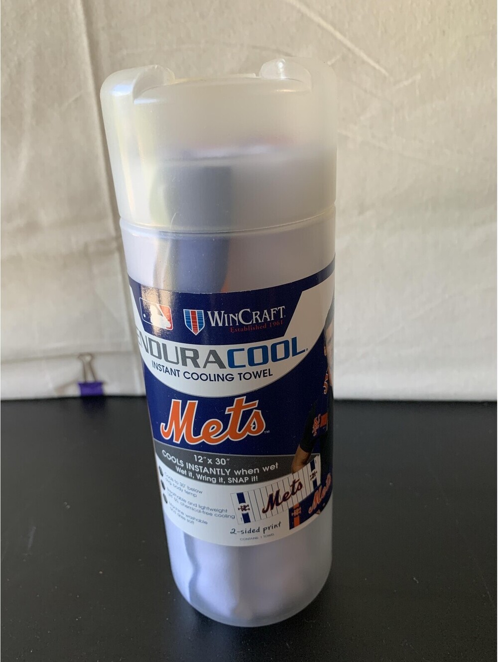 New York Mets Cooling Towel One Size Blue MLB Baseball WinCraft Enduracool